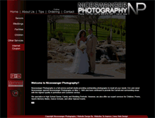 Tablet Screenshot of niceswangerphotography.com